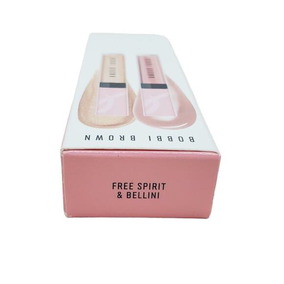 Bobbi Brown Crushed Oil-Infused Lip Gloss Duo Bellini -Free Spirit - Picture 4 of 4